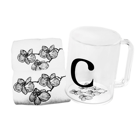 Orchid Wash Cup & Fingertip Towels Bulk Buy