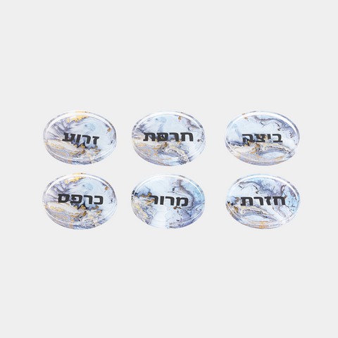 Ocean Seder Plate with Removable Plates