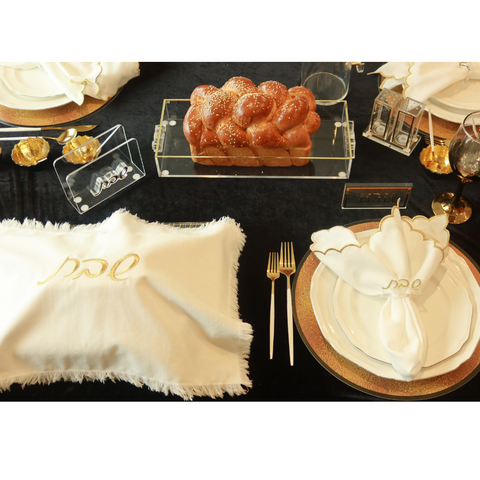 Linen Like Shabbos Challah Cover Bulk Buy