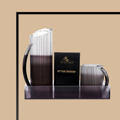 Ribbed Pitcher Set