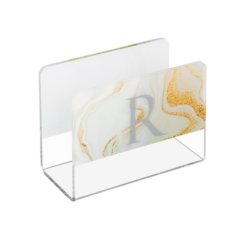 Gold Dust/Clear Lucite Napkin Holder Bulk Buy